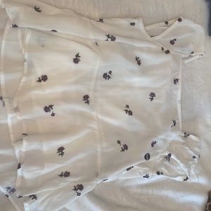 Abercrombie kids flower blouse size 11/22